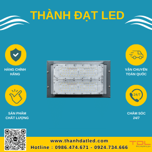 đèn pha led khung hộp liền smd 50w