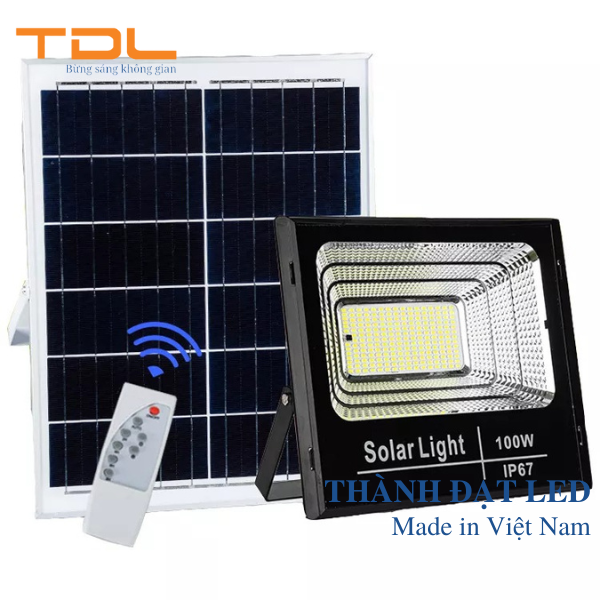 Đèn pha LED năng lượng mặt trời TDL TDL-FLNCO 100w