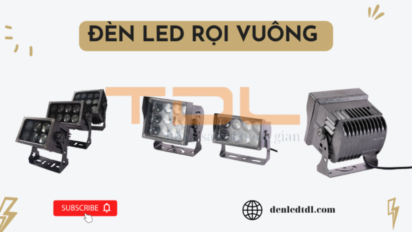 đèn led rọi cột vuông 18w 24w 36w