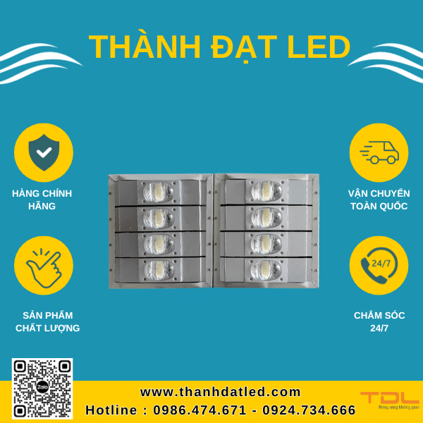 đèn pha led khung hộp 400w cob