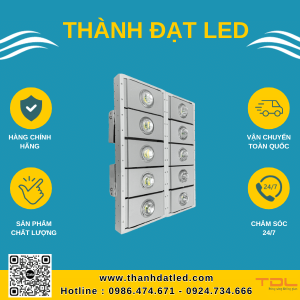 đèn pha led khung hộp liền cob 1000w