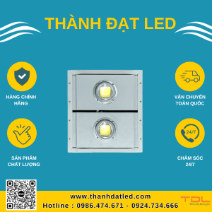 đèn pha led khung hộp liền cob 250w